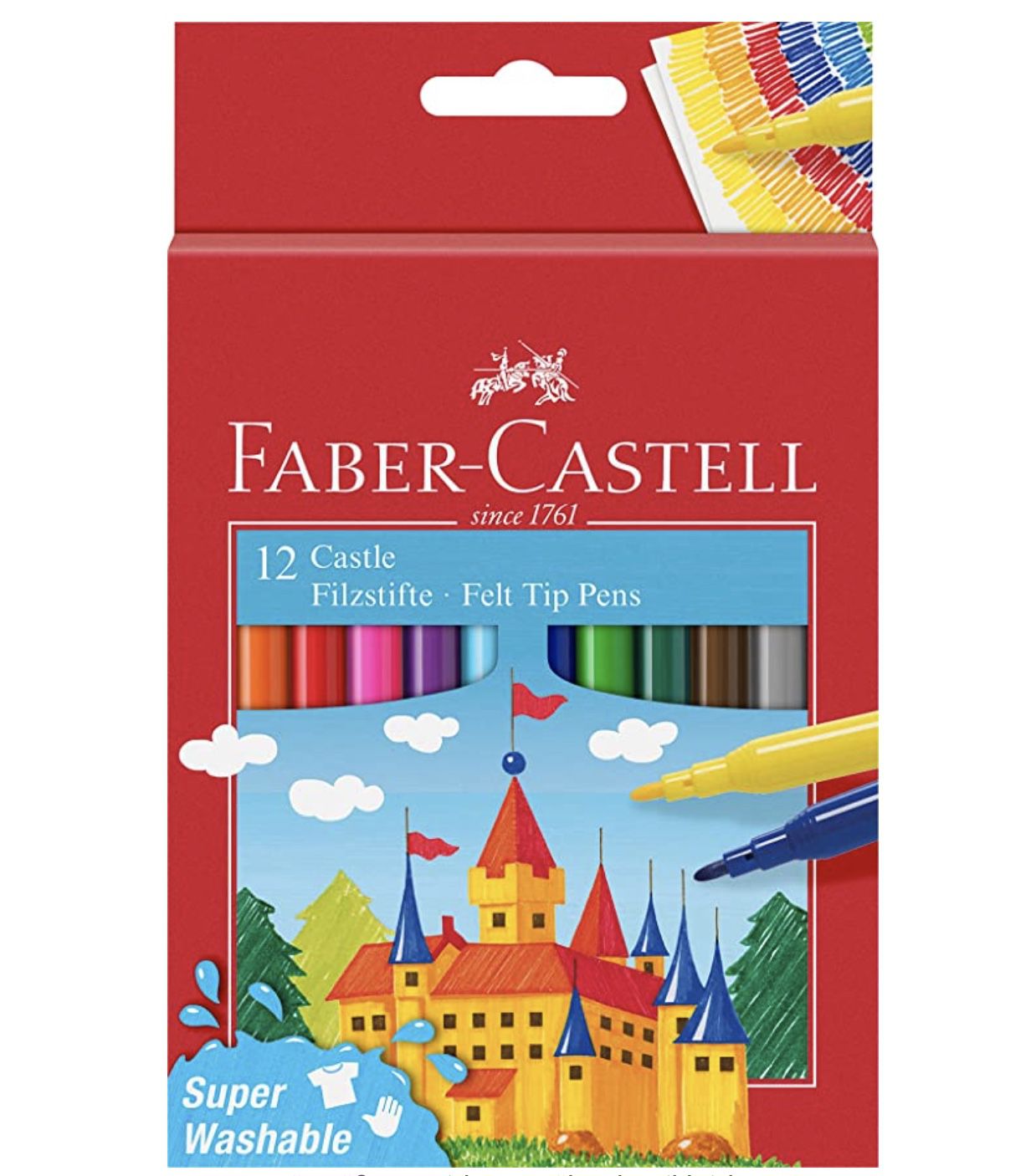 4x 12er Pack Faber Castell Filzstifte Castle für 5,36€ (statt 9€)   Prime