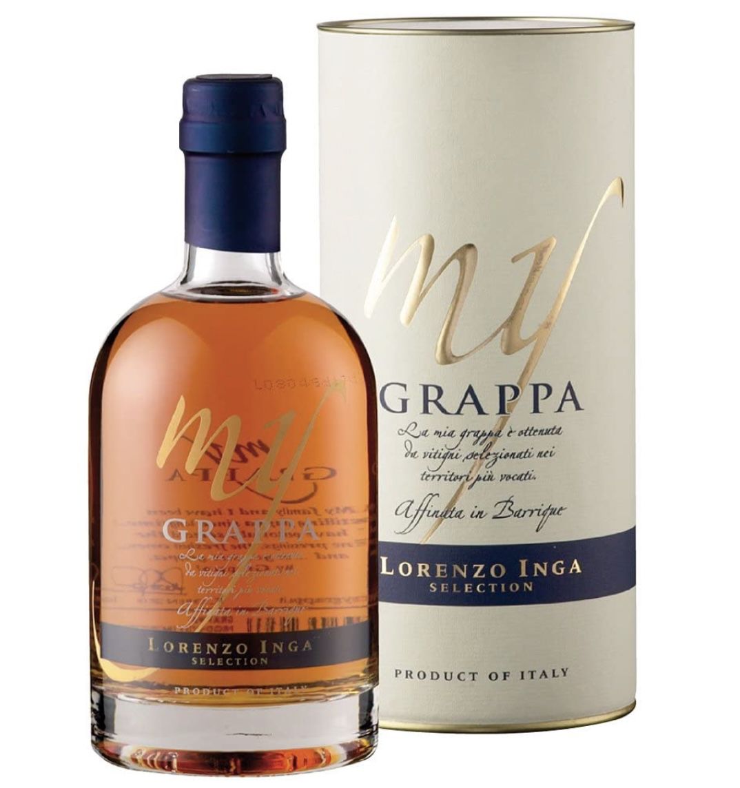 Inga My Grappa Affinata in Barrique Selection in Geschenkröhre (1 x 0.5 l) für 18,95€ (statt 29€)