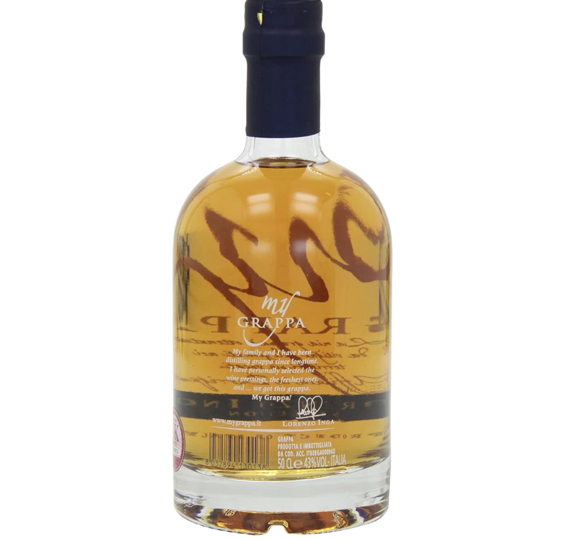 Inga My Grappa Affinata in Barrique Selection in Geschenkröhre (1 x 0.5 l) für 18,95€ (statt 29€)