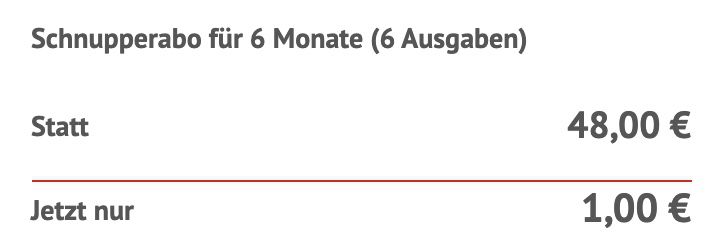 6 Ausgaben vom GOLF Magazin für 1€ (statt 48€)