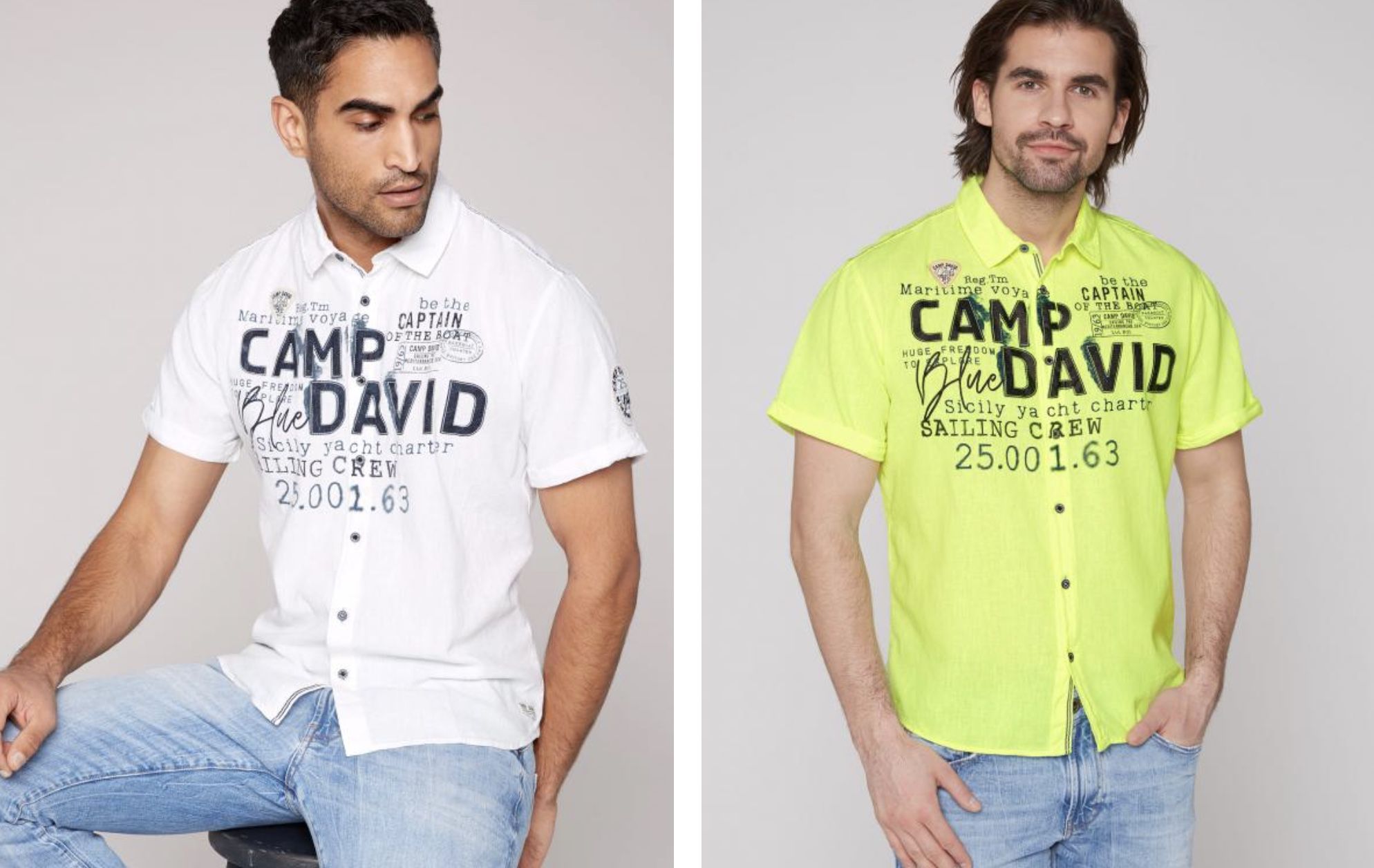 Camp David Oster Sale mit 50% Rabatt auf Nicht Reduziertes   z.B. Poloshirt für 29,98€ (statt 49€)