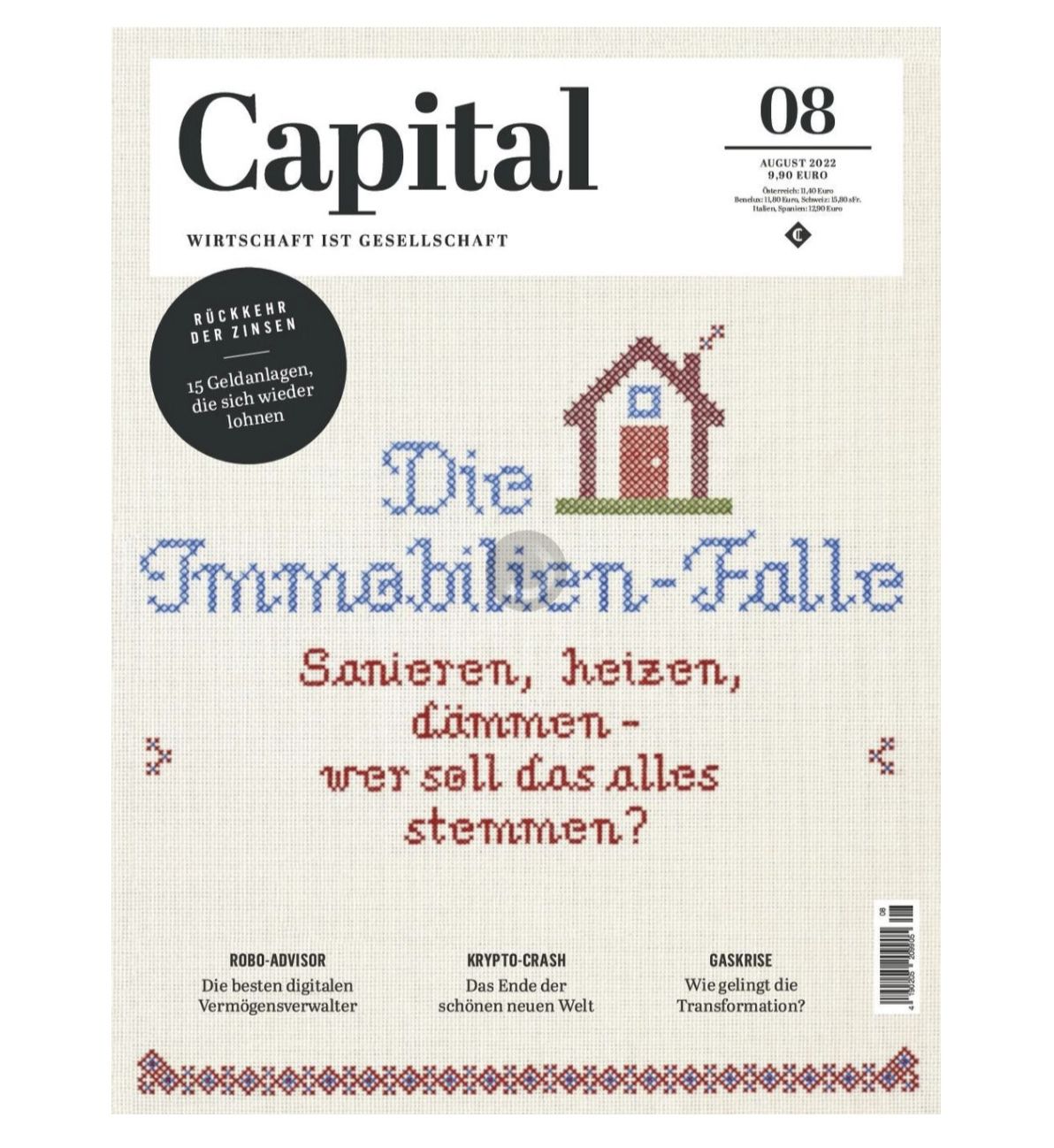 12 Ausgaben der Finanz-Zeitschrift CAPITAL für 118,80€ + Prämie z.B. 90€ Amazon