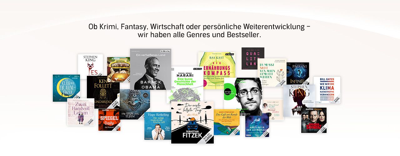 🔥 audible 3 Monate für 2,95€ mtl. (statt 9,95€)