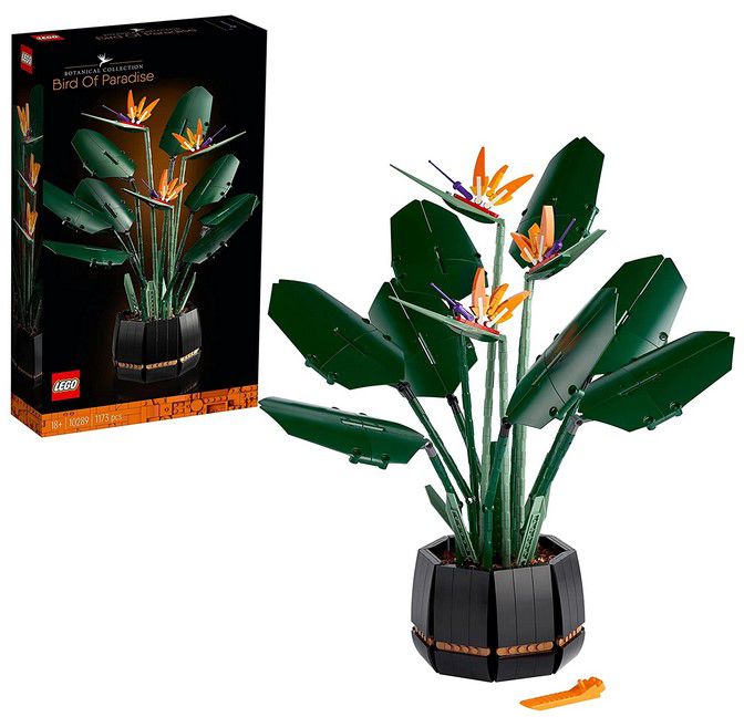 Lego Paradiesvogelblume Creator Expert 1.173 Teile für 86,48€ (statt 100€)