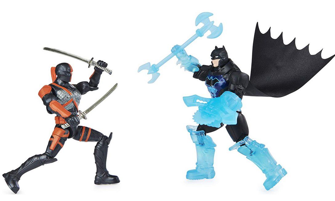 Batman & Deathstroke Actionfiguren + Bat Tech Geländefahrzeug für 15,99€ (statt 25€)  prime