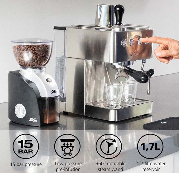 Solis Barista Gran Gusto 1014 Espresso  Siebträgermaschine für 237,95€ (statt 279€)