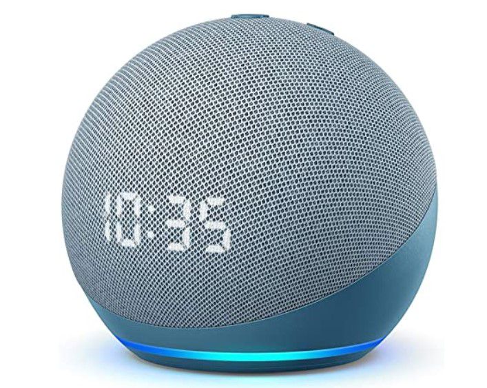 2x Echo Dot (4. Generation) Lautsprecher mit Uhr für 69,98€ (statt 85€)