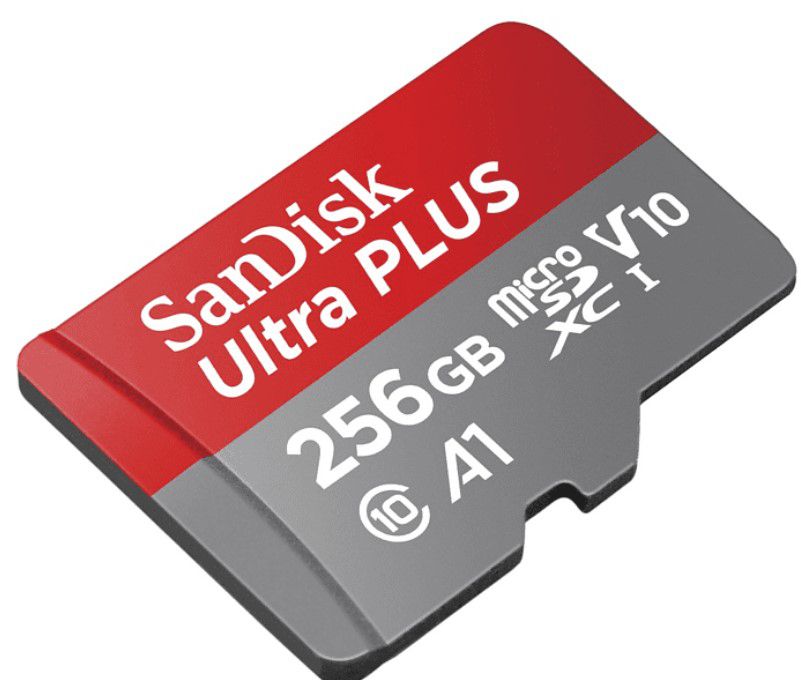 SANDISK Ultra PLUS 256GB microSD Karte für 18,99€ (statt 21€)