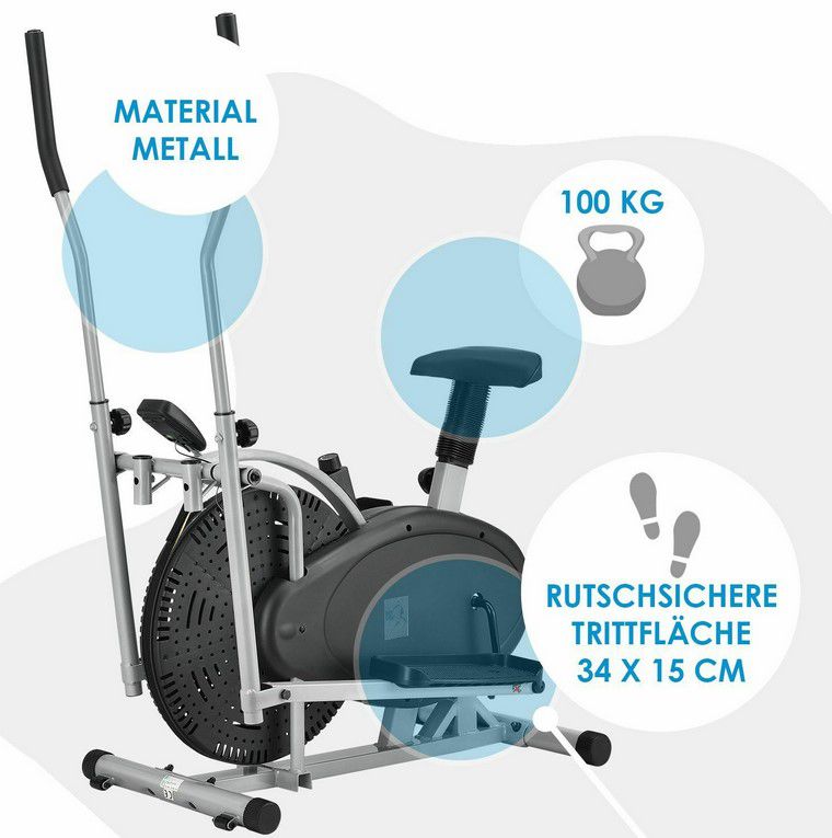 ArtSport Crosstrainer 2in1 Fitnessgerät für 99,99€ (statt 110€)