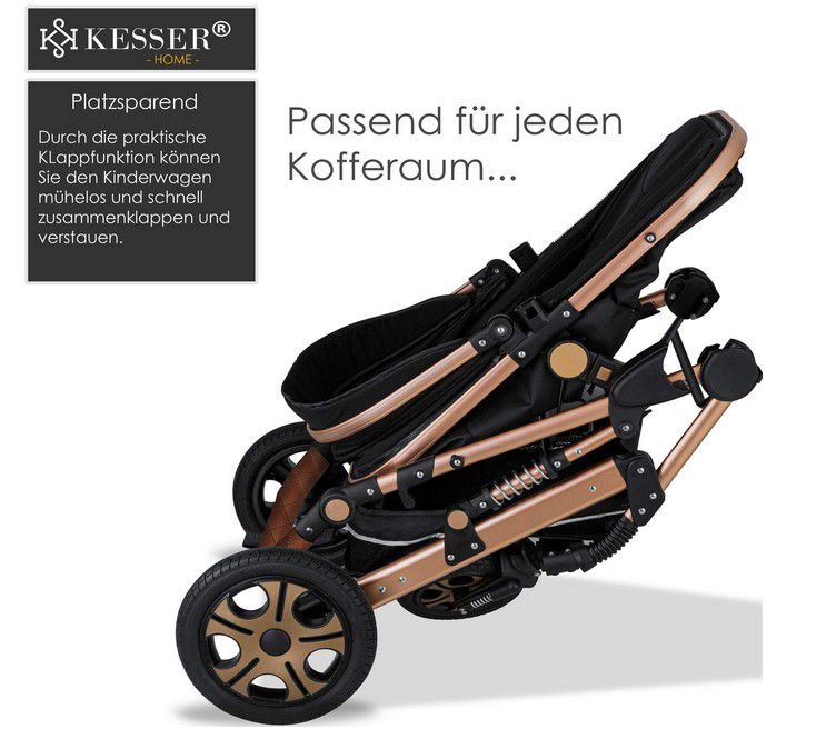 KESSER Loops 3 in 1 Kombi Kinderwagen für 180,31€ (statt 300€)