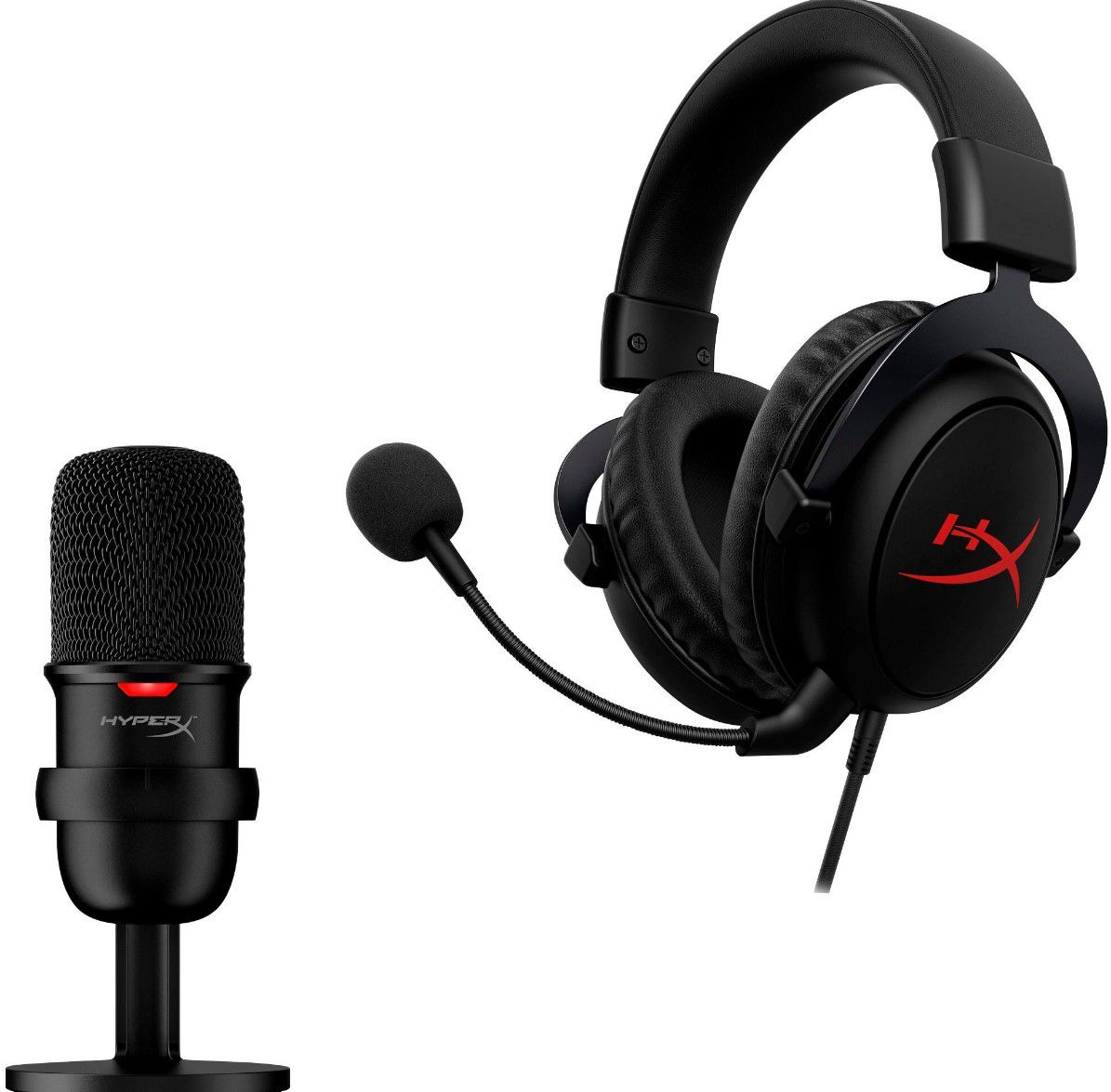 HyperX Streamer Starter Box: SoloCast Stand Mikrofon + Cloud Core Headset für 49€ (statt 115€)