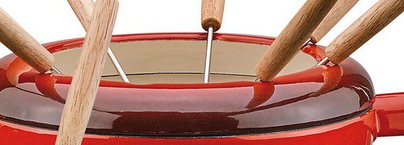 Spring Saas Fee Fondue Set Gusseisen mit Rechaud für 69,99€ (statt 85€)