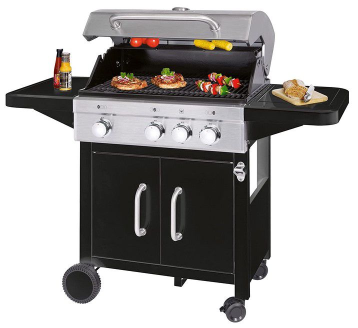 ProfiCook PC GG 1219 Gasgrill 3+1 Heizzonen für 199€ (statt 296€)