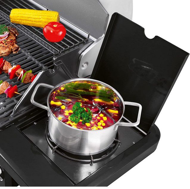 ProfiCook PC GG 1219 Gasgrill 3+1 Heizzonen für 199€ (statt 296€)