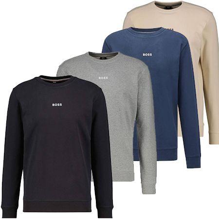 BOSS Weevo 1   Herren Sweatshirt in verschiedenen Farben für je 73,72€ (statt 90€)