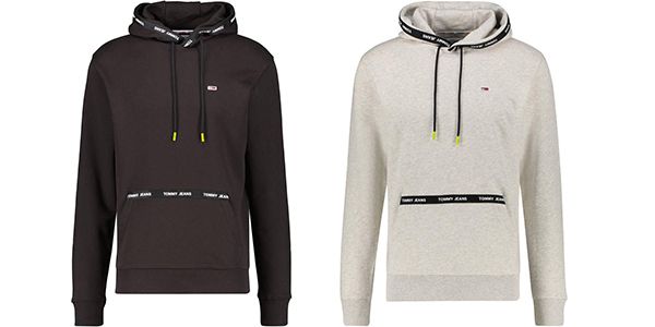 Tommy Jeans   Tjm Branded Tape Herren Hoodie in zwei Farben für je 57,72€ (statt 80€)