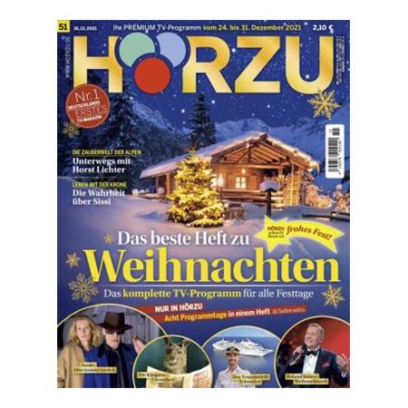 26 Ausgaben HÖRZU TV-Zeitschrift Abo für 1€ (statt 65€)