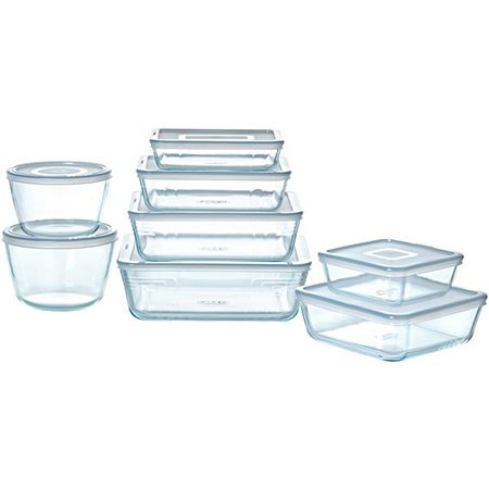 Pyrex Cook & Freeze Glasgefäß-Set 8-tlg. für 48,90€ (statt 78€)