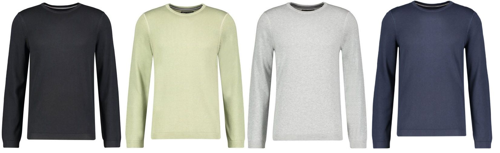 Marc OPolo Herren Strickpullover aus Baumwolle und Kaschmir in verschiedenen Farben für 49,72€ (statt 62€)