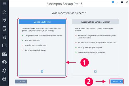 Computer Bild: Ashampoo Backup Pro 15 (Vollversion) gratis