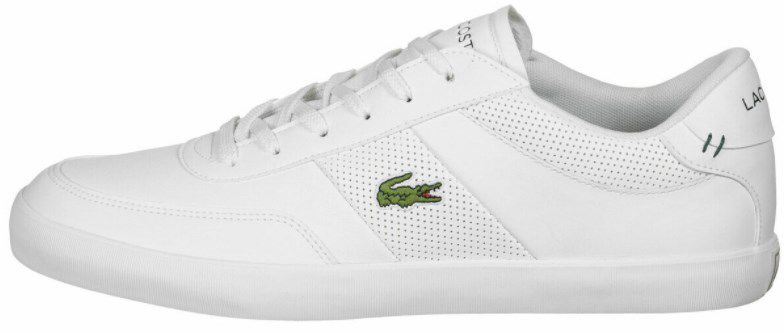 Lacoste Leder Sneaker Court Master in Weiß für 52,49€ (statt 65€)