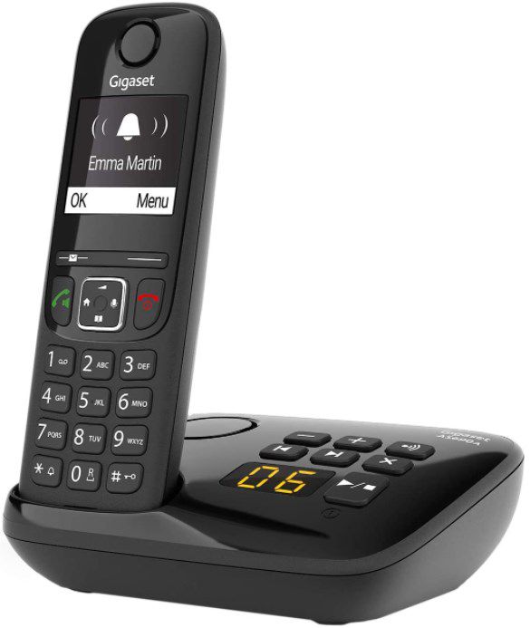 Gigaset AS690A   Schnurloses Telefon mit Anrufbeantworter für 31,50€ (statt 40€)