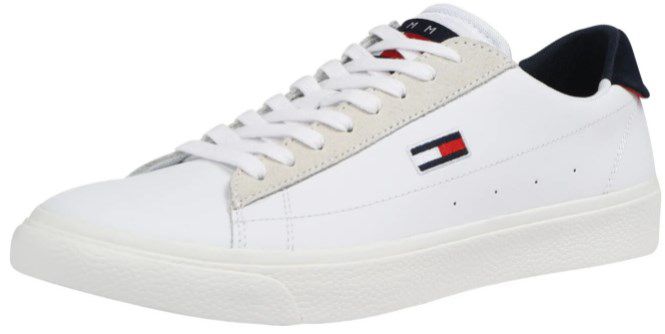 Tommy Hilfiger Sneaker mit Logo in Weiß für 37,49€ (statt 50€)