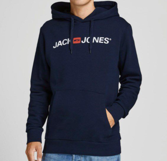 Schnell? 2er Pack Jack & Jones Kapuzensweatshirt CORP OLD LOGO SWEAT HOOD ab 14,39€ (statt 42€)   XS bis M