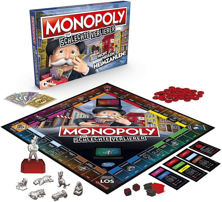 Monopoly für schlechte Verlierer   Das Spiel, bei dem es sich auszahlt, zu verlieren für 14,49€ (statt 21€)   Prime