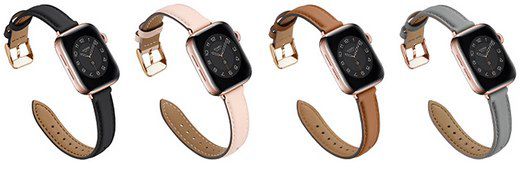 Bis zu 70% Rabatt auf RTYHI Damen Lederarmbänder für Apple Watch ab 6,29€ – Prime