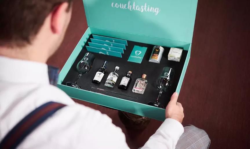 Couchtasting   Gin Tasting Box für 2 Personen für 49,90€ (statt 80€)