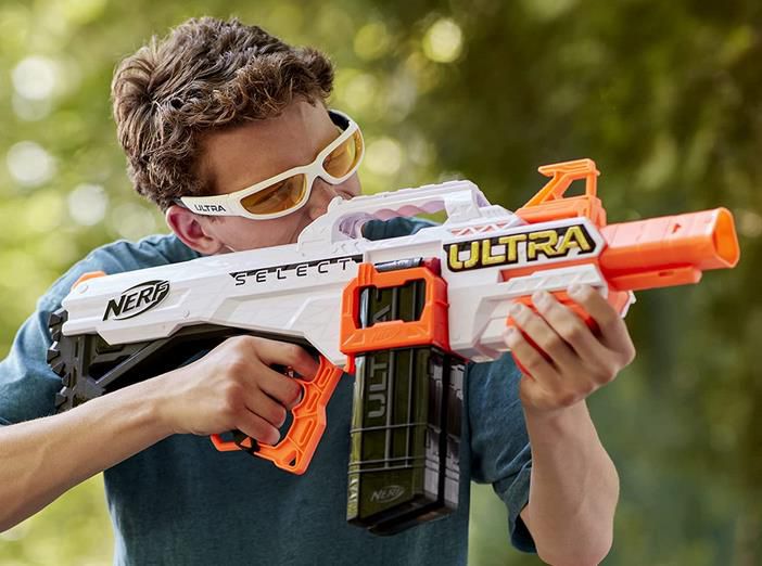 Nerf Ultra Select   vollmotorisierter Blaster für Distanz  oder Präzisionsschüsse für 42,49€ (statt 55€)