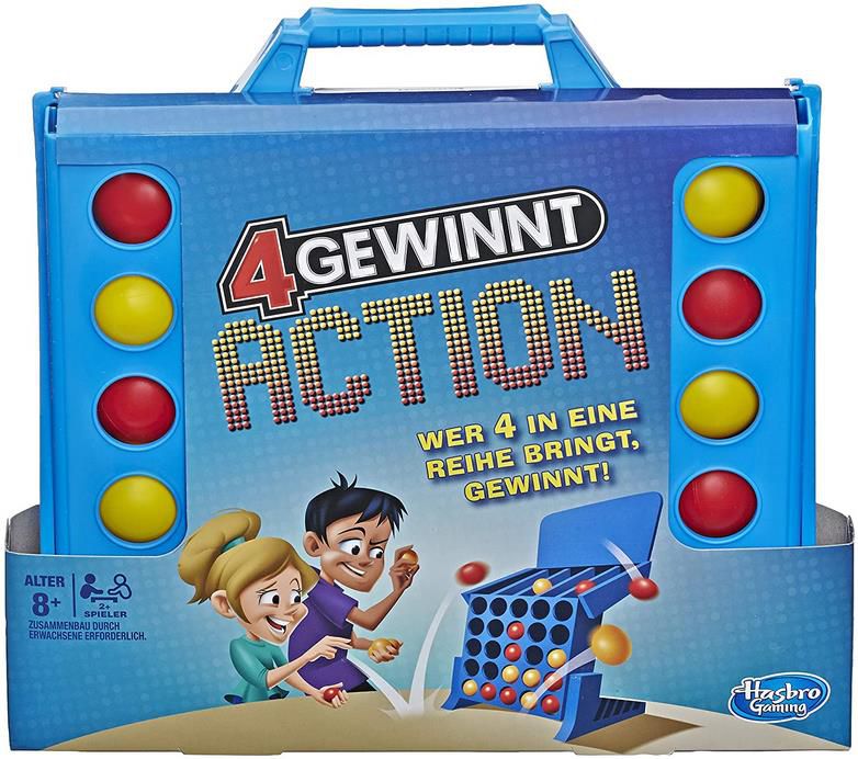 Hasbro   4 gewinnt Action   temporeiches Kinderspiel für 17,99€ (statt 26€)   Prime