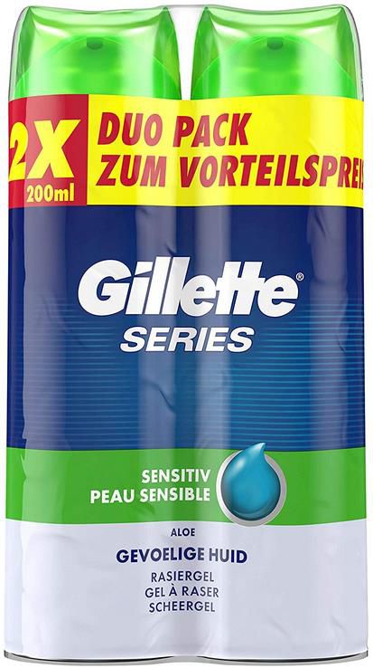 6er Pack Gillette Series Männer Rasiergel  mit Aloe 200ml ab 9,53€ (statt 19€)   Prime SparAbo