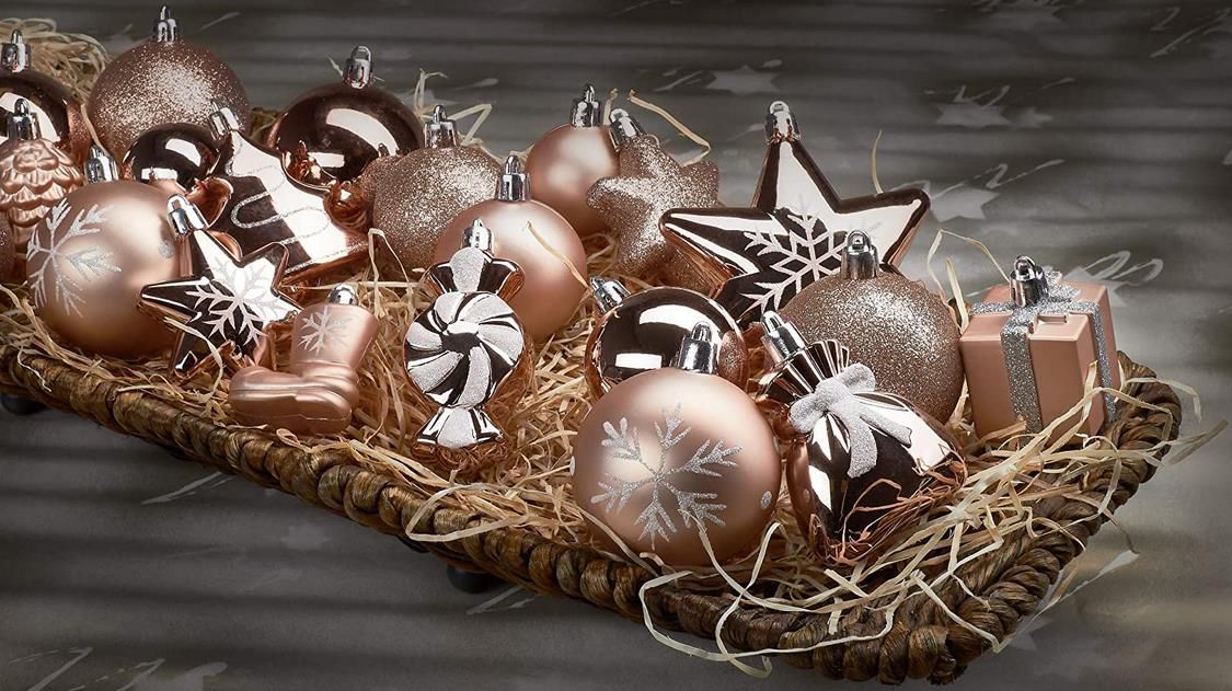 Brubaker Christbaumschmuck 77 teiliges Set aus Kunststoff für 33,98€ (statt 40€)