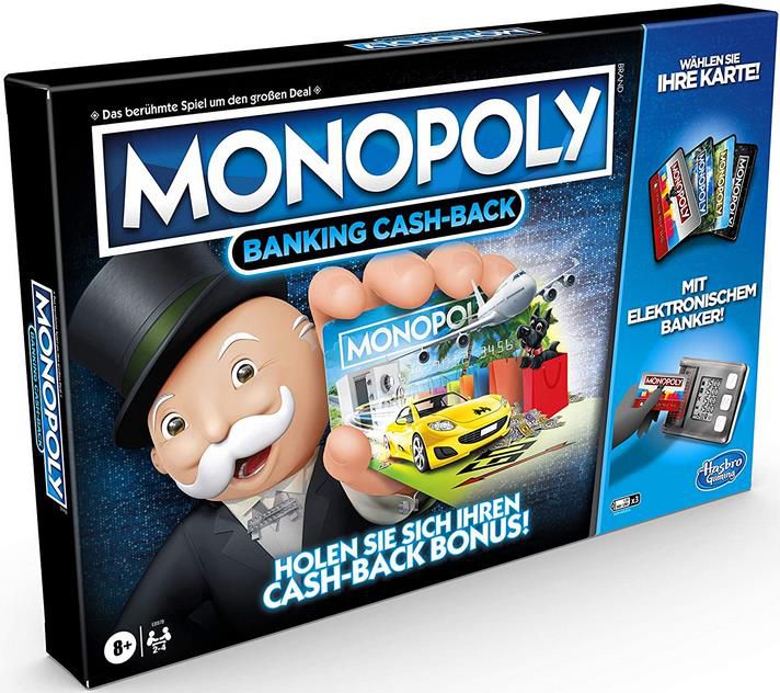 Monopoly Banking Cash Back mit elektronischem Kartenleser für 19,99€ (statt 26€)   Prime
