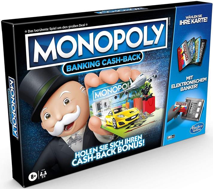 Monopoly Banking Cash Back mit elektronischem Kartenleser für 21,99€ (statt 36€)