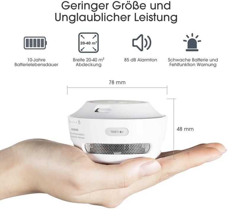 6x X Sense XS01 Mini Rauchmelder für 52,23€ (statt 80€)
