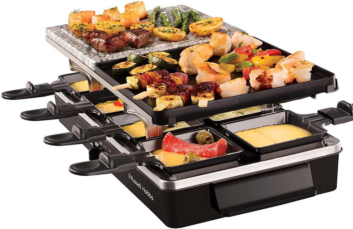 Russell Hobbs Raclette Grill für bis zu 8 Personen für 44,99€ (statt 70€)