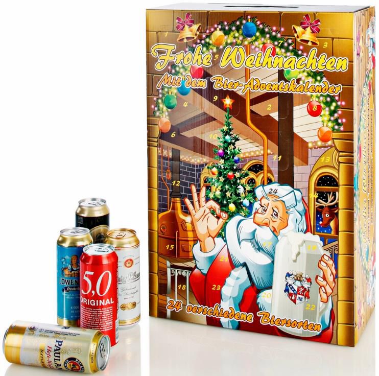 Weltbild Bier Adventskalender   24 x 0,5 Liter Dosen für 28,85€ (statt 50€)   inkl. Pfand!