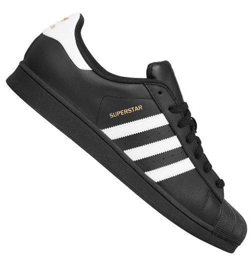 adidas Superstar Foundation Sneaker in Übergröße in Weiß oder Schwarz für 44,44€ (statt 60€)   51 bis 55!