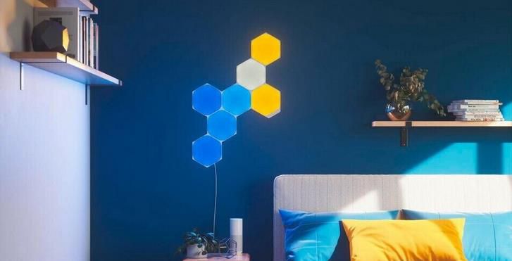 Nanoleaf Beleuchtung im Angebot bei Amazon   Nanoleaf Shapes Hexagons Starter Kit   15 Panels für 195,99€ (statt 273€)