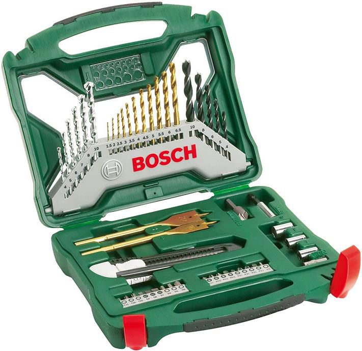 Bosch X Line Titanium Bohrer und Schrauber Set 50tlg. für 17,24€ (statt 27€)   Prime
