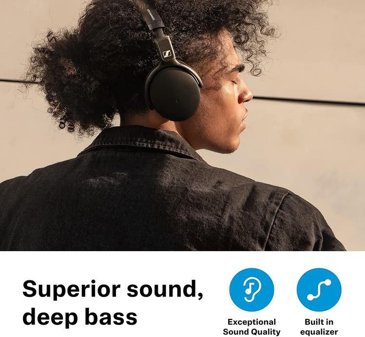 Sennheiser HD 350BT   Kabelloser faltbarer Kopfhörer für 62,83€ (statt 85€)
