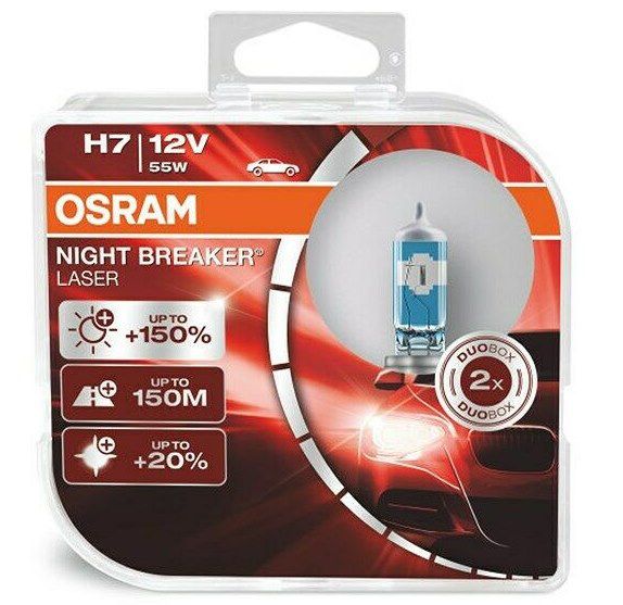 Osram Night Breaker Laser H7 next Gen Halogen Lampen für 15,99€ (statt 20€)