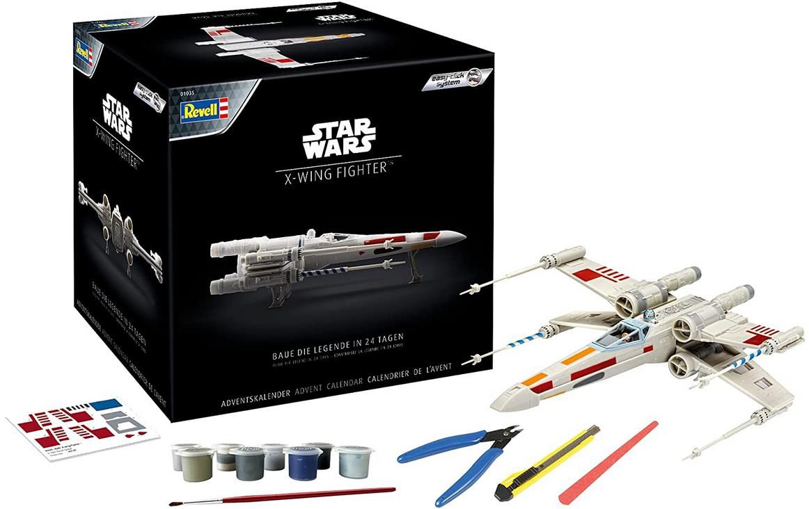 Revell 1035   Star Wars X Wing Fighter Adventskalender für 17€ (statt 30€)   Prime