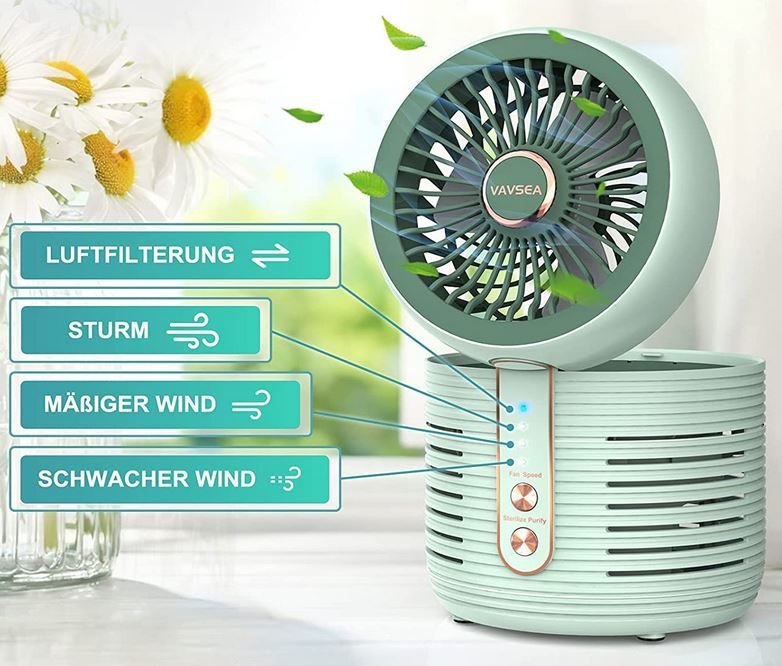 VAVSEA Mini Luftreiniger mit HEPA Filter für 10,79€ (statt 24€)