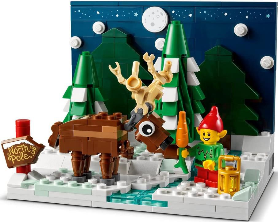 LEGO 40484    Vorgarten des Weihnachtsmannes für 19,78€ (statt 29€)