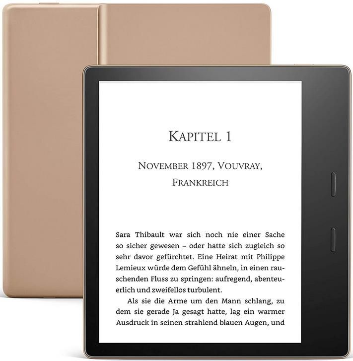 Kindle Oasis (10. Gen. 2019) mit verstellbarer Farbtemperatur   wasserfest, 32 GB, WLAN für 209,99€ (statt 260€)