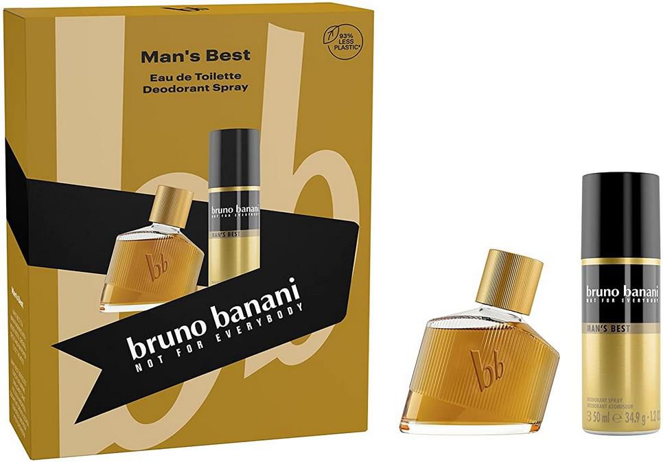 Bruno Banani Mans Best Geschenkset mit 30ml Eau de Toilette + 50ml Deo für 13,49€ (statt 19€)